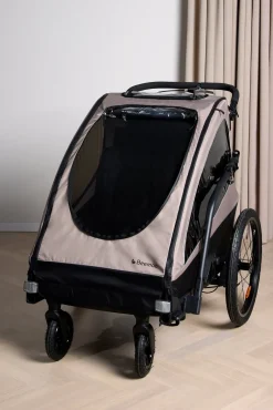 Beemoo Activity Sport Cykelanhænger inkl. Newborn Set, Beige