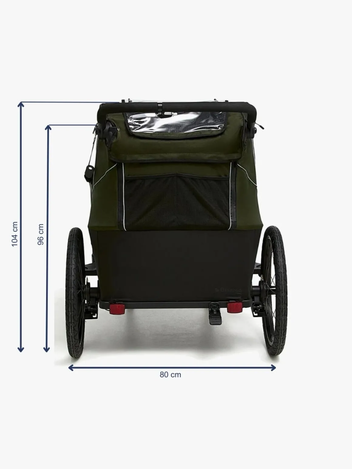 Beemoo Activity Sport Cykelanhænger, Green