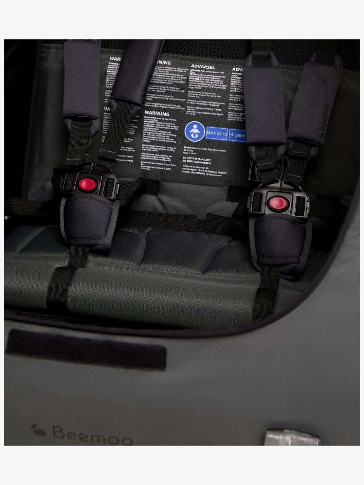 Beemoo Activity Trail Cykelanhænger, Asphalt