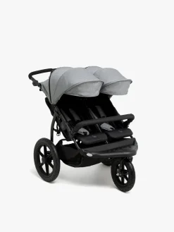 Beemoo Activity Twin Søskendevogn, Black/Dark Grey