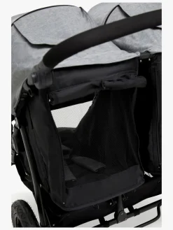 Beemoo Activity Twin Søskendevogn, Black/Dark Grey