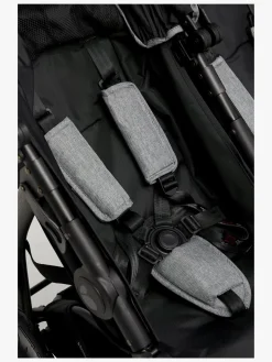 Beemoo Activity Twin Søskendevogn, Black/Dark Grey