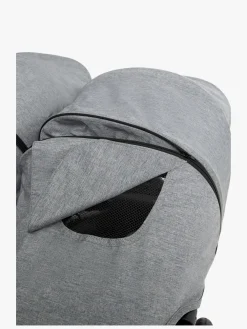 Beemoo Activity Twin Søskendevogn, Black/Dark Grey