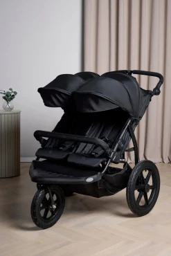 Beemoo Activity Twin Søskendevogn, Black