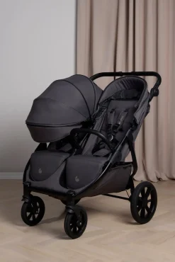 Beemoo BFF60 2 Søskendevogn, Fog Grey