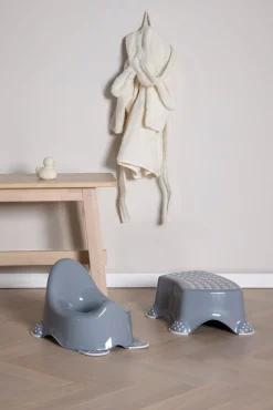Beemoo CARE Anti-Slip Potte & Skammel, Grå