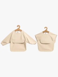 Beemoo CARE Bib Hagesmæk 2-pak, Beige