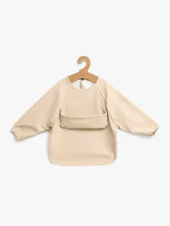 Beemoo CARE Bib  Langærmet Hagesmæk, Beige