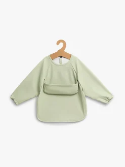 Beemoo CARE Bib  Langærmet Hagesmæk, Soft Green