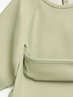 Beemoo CARE Bib  Langærmet Hagesmæk, Soft Green