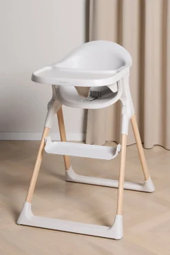 Beemoo CARE Harmony Højstol, White/Wood
