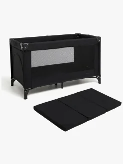 Beemoo CARE QuickFold Weekendseng inkl. Madras, Black