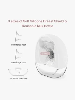 Beemoo CARE Wearable Elektrisk Brystpumpe Dobbelt