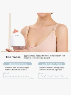 Beemoo CARE Wearable Elektrisk Brystpumpe Dobbelt