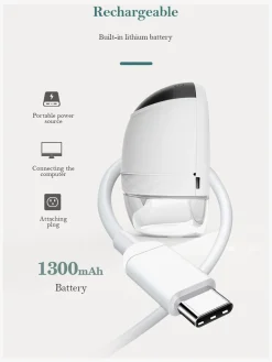 Beemoo CARE Wearable LED Elektrisk Brystpumpe Dobbelt