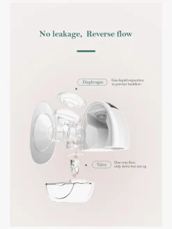 Beemoo CARE Wearable LED Elektrisk Brystpumpe Single