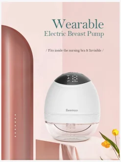 Beemoo CARE Wearable LED Elektrisk Brystpumpe Single