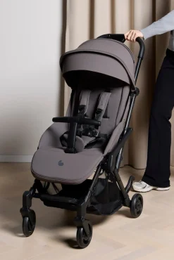 Beemoo Easy Fly Lux 4 Klapvogn inkl. Regnslag, Gull Grey