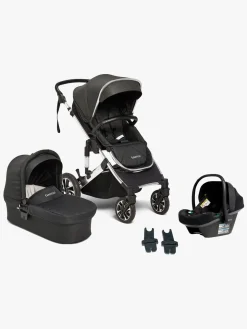 Beemoo Maxi 4 Duovogn inkl. Route i-Size Autostol Baby, Black Silver/Black Stone