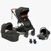 Beemoo Maxi 4 Duovogn inkl. Route i-Size Autostol Baby, Black/Mineral Grey