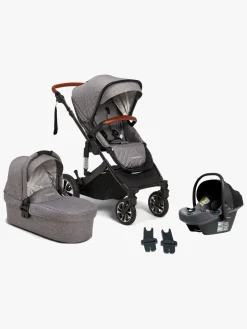 Beemoo Maxi 4 Duovogn inkl. Route i-Size Autostol Baby, Grey Black/Mineral Grey