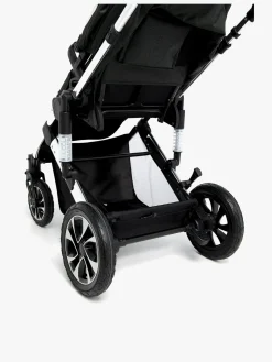 Beemoo Maxi 4 Klapvogn, Black/Silver