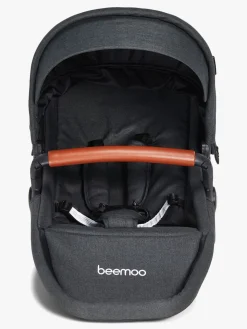 Beemoo Maxi 4 Twin Søskendesæde, Black/Black