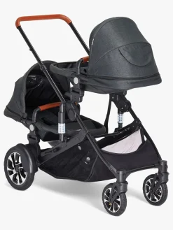 Beemoo Maxi 4 Twin Søskendesæde, Black/Black