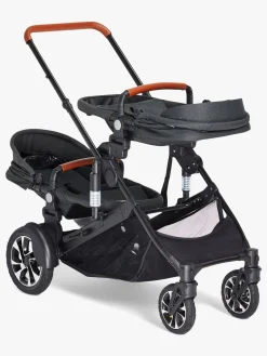 Beemoo Maxi 4 Twin Søskendesæde, Black/Black