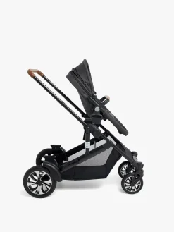 Beemoo Maxi 4 Twin Søskendevogn, Black/Black