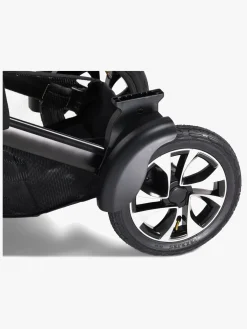 Beemoo Maxi 4 Twin Søskendevogn inkl. Søskendeklapvognsdel, Black/Black