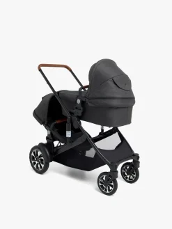 Beemoo Maxi 4 Twin Søskendevogn inkl. Maxi-Cosi CabrioFix i-Size Autostol Baby & Base, Black