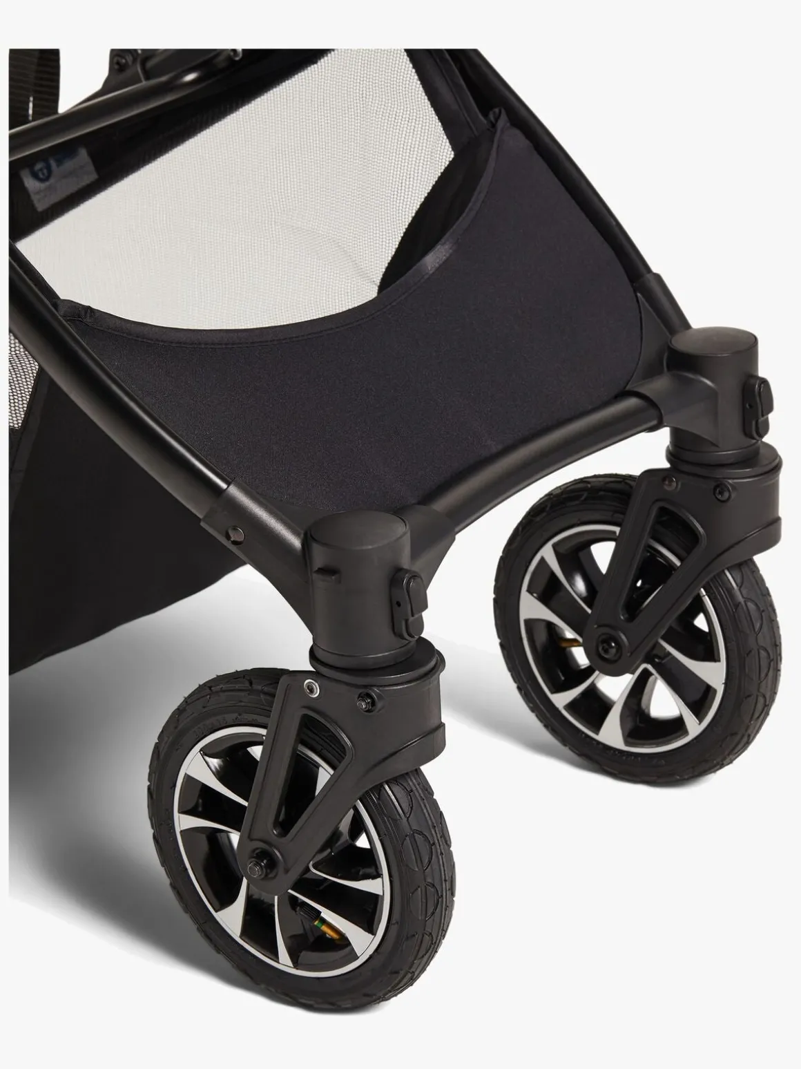 Beemoo Maxi 4 Twin Søskendevogn, Grey Melange/Black