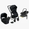 Beemoo Move Duo Kombivogn inkl. Maxi-Cosi CabrioFix i-Size Autostol Baby & Base, Black