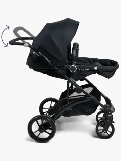 Beemoo Move 2-in-1 Kombivogn, Black