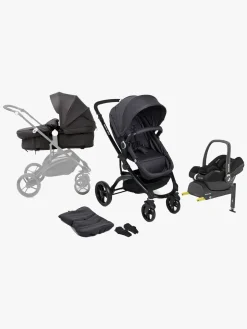 Beemoo Move 2-in-1 Kombivogn inkl. Maxi-Cosi CabrioFix i-Size Autostol Baby & Base, Asphalt