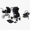 Beemoo Move 2-in-1 Kombivogn inkl. Maxi-Cosi CabrioFix i-Size Autostol Baby & Base, Black