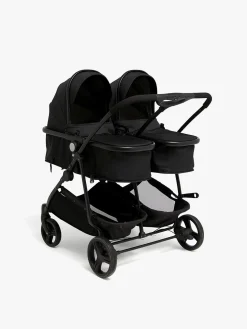 Beemoo Move Twin 2-in-1 Søskendevogn, Black