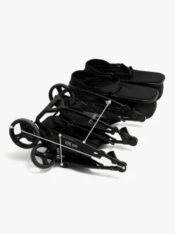 Beemoo Move Twin 2-in-1 Søskendevogn, Black