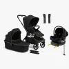 Beemoo One Duovogn inkl. Beemoo Route i-Size Autostol Baby & base, All Black/Black Stone