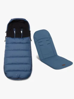 Beemoo Pro Ergo Vinterkørepose & Petite Chérie Memory Foam Hynde, Blue