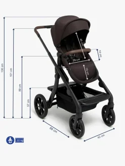 Beemoo Pro Max Klapvogn, Espresso Brown