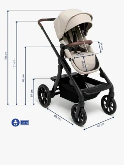 Beemoo Pro Max Klapvogn, Latte Beige