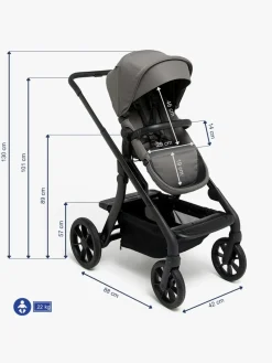 Beemoo Pro Max Klapvogn, Mocha Grey