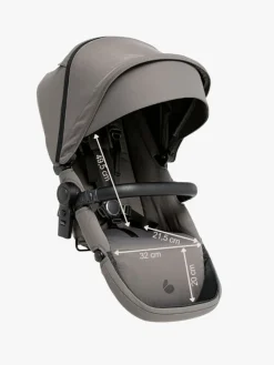Beemoo Pro Max/Pro Multi 2 Søskendesæde, Mocha Grey