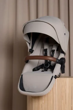 Beemoo Pro Max Søskendevogn inkl. Liggedele, Latte Beige