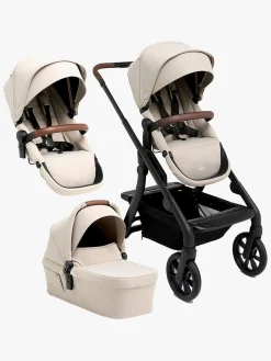 Beemoo Pro Max Søskendevogn inkl. Liggedel, Latte Beige