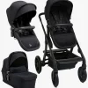 Beemoo Pro Max Søskendevogn inkl. Liggedel,  Coffee Black