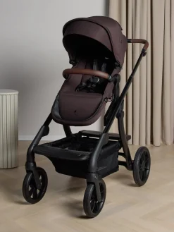 Beemoo Pro Max Søskendevogn inkl. Liggedel, Espresso Brown