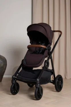 Beemoo Pro Multi 2 Duovogn inkl. Indkøbskurv, Espresso Brown
